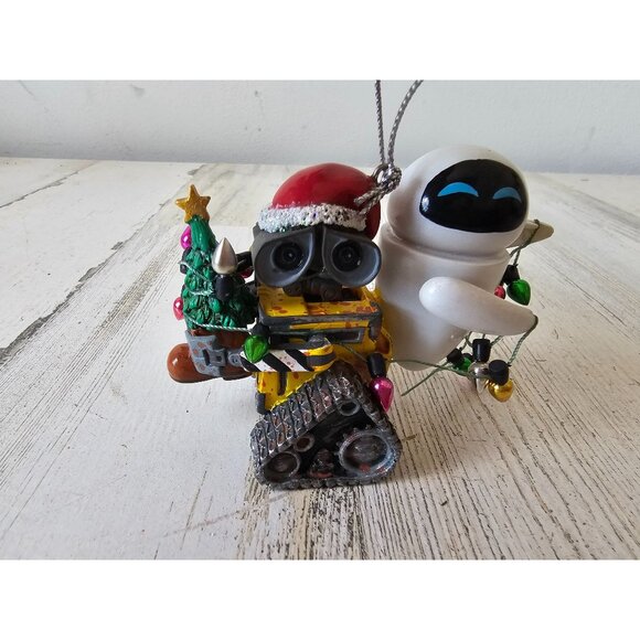 Robot wall-e eve ornament Disney Xmas tree lights - Picture 1 of 8